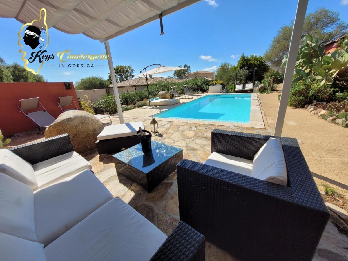 Casa Salya 8 Pers Piscine Privee Chauffee San Cipriano Villa Lecci Ngoại thất bức ảnh