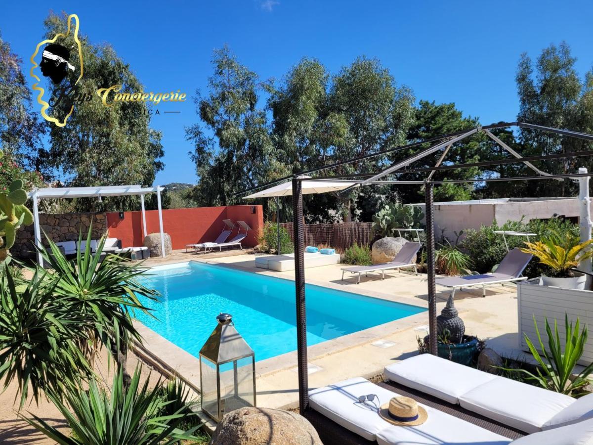 Casa Salya 8 Pers Piscine Privee Chauffee San Cipriano Villa Lecci Ngoại thất bức ảnh