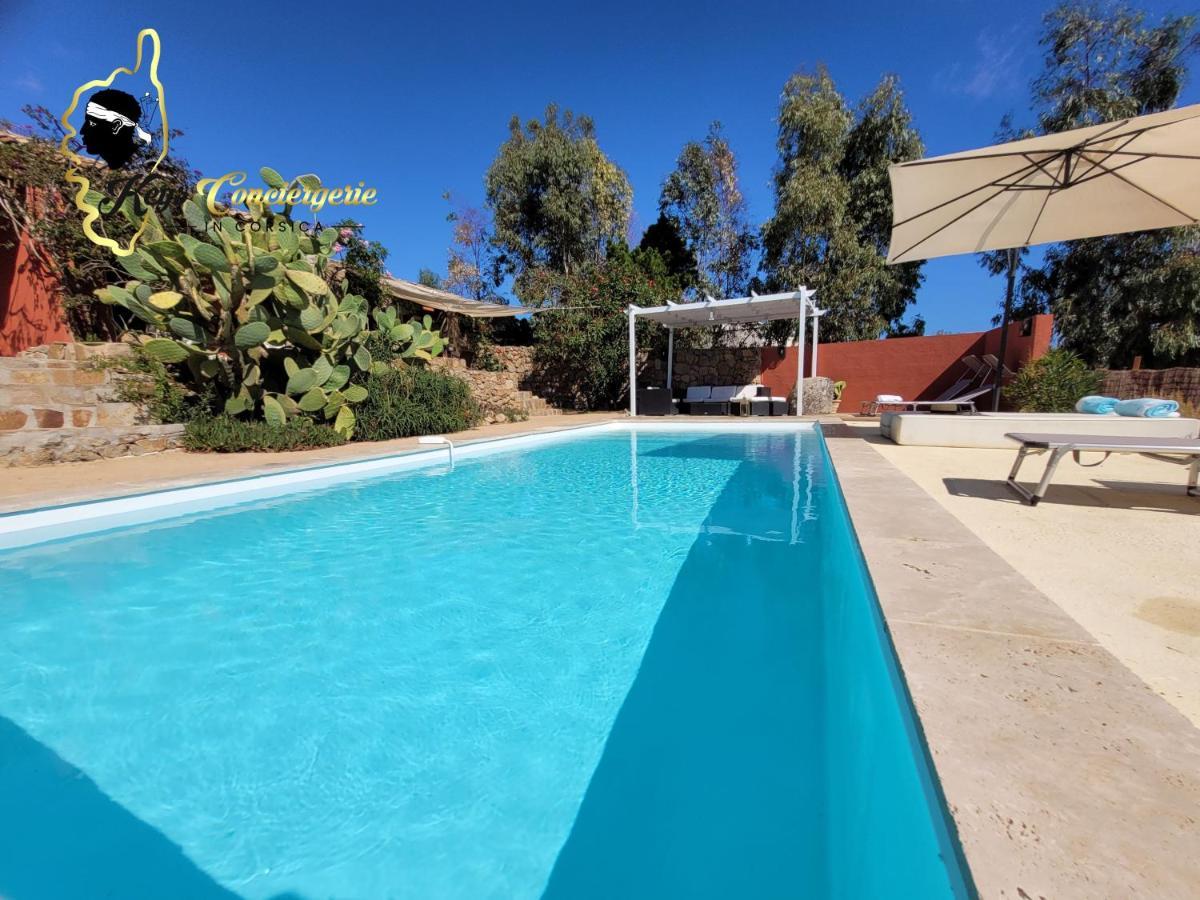Casa Salya 8 Pers Piscine Privee Chauffee San Cipriano Villa Lecci Ngoại thất bức ảnh