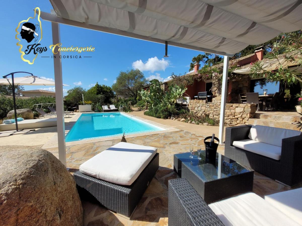 Casa Salya 8 Pers Piscine Privee Chauffee San Cipriano Villa Lecci Ngoại thất bức ảnh