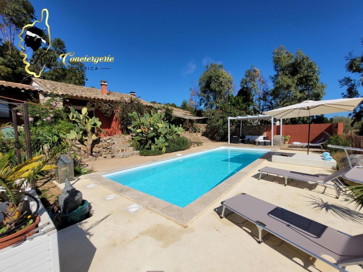 Casa Salya 8 Pers Piscine Privee Chauffee San Cipriano Villa Lecci Ngoại thất bức ảnh