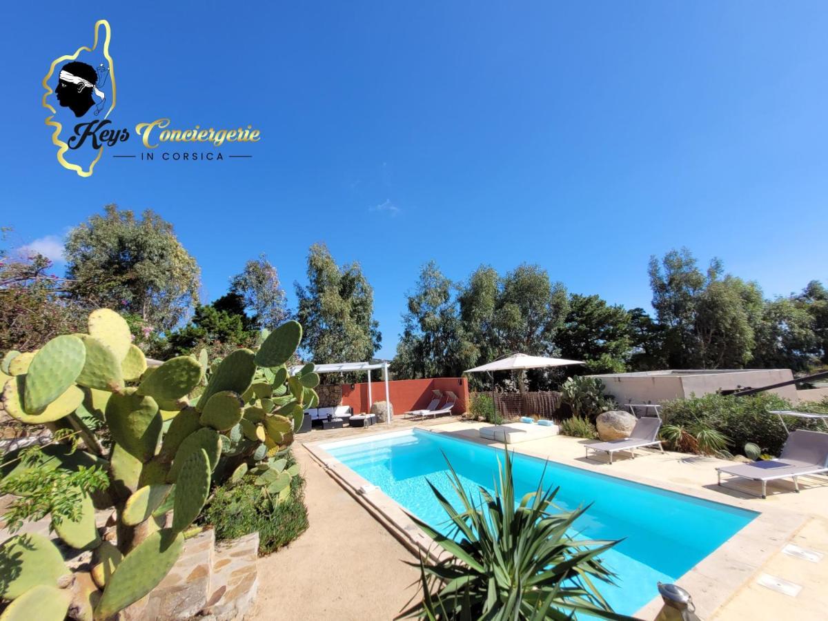 Casa Salya 8 Pers Piscine Privee Chauffee San Cipriano Villa Lecci Ngoại thất bức ảnh