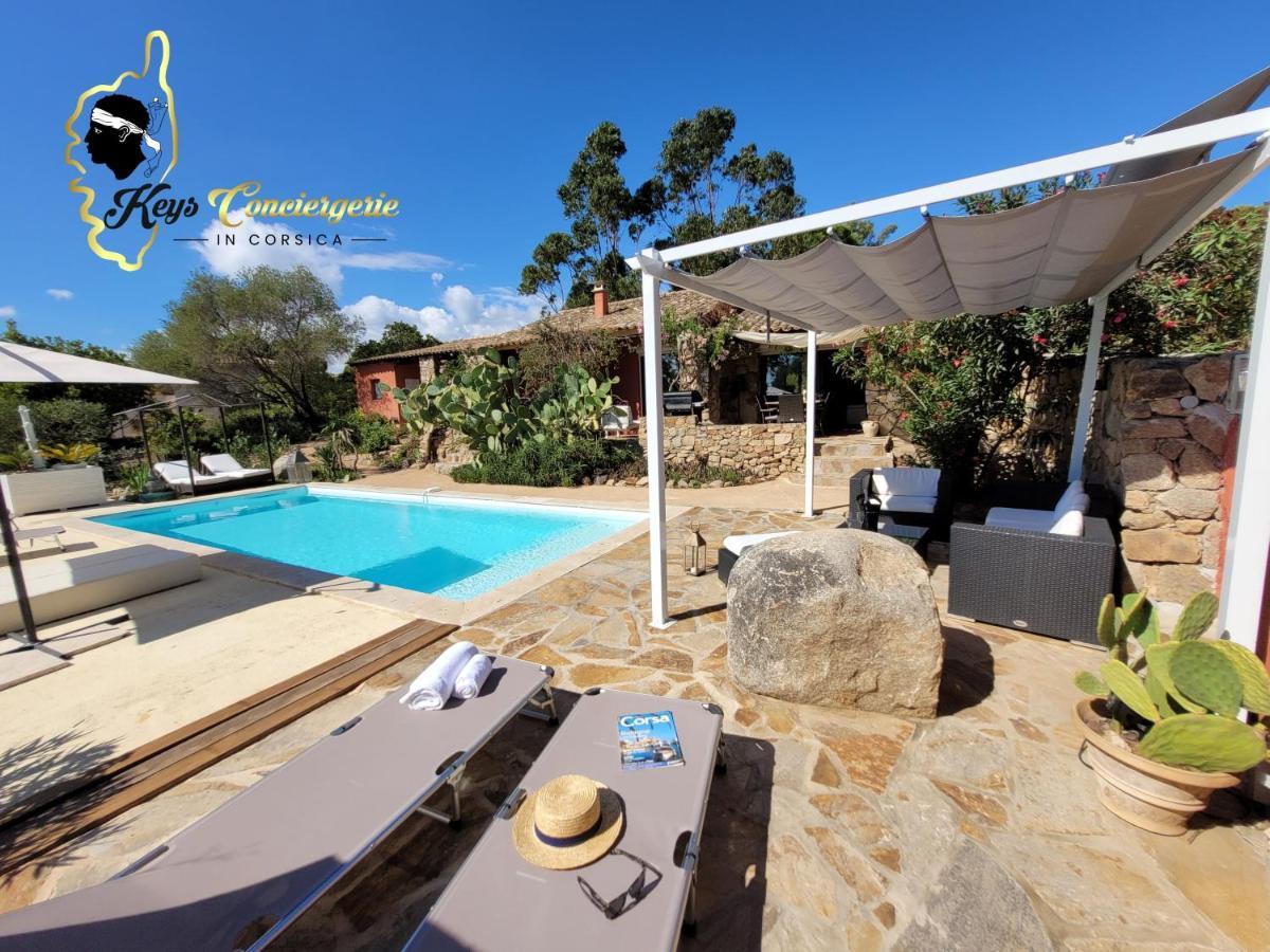 Casa Salya 8 Pers Piscine Privee Chauffee San Cipriano Villa Lecci Ngoại thất bức ảnh